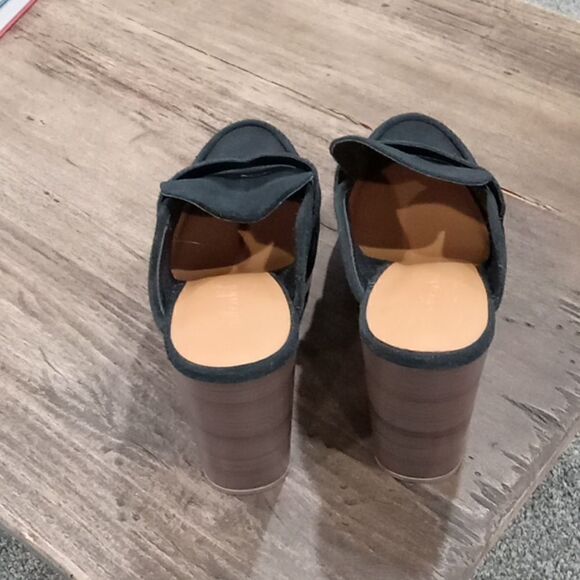 Splendid "Vina" black suede 4 1/2" platform clog size 11 M NWT - Picture 7 of 8